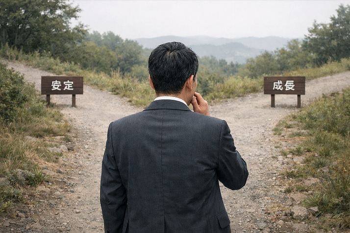 自分に合う働き方を考える日本人ビジネスパーソンのイメージ