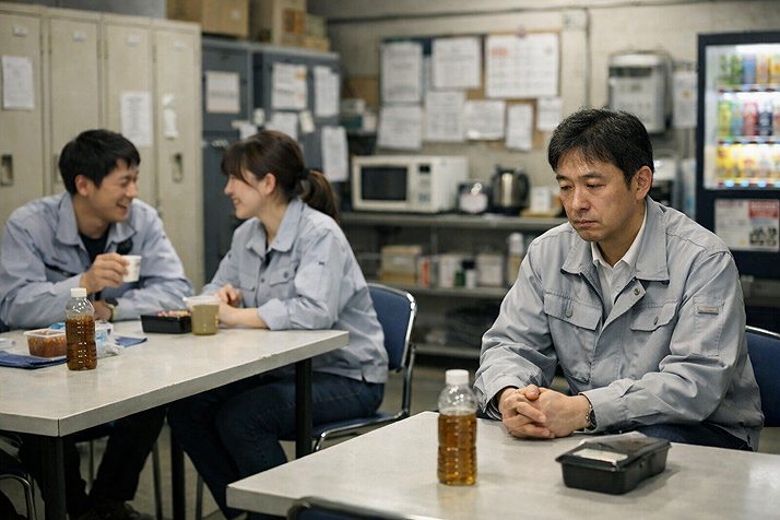 派遣社員として働き始め正社員との立場の違いに孤立感を覚える40代男性