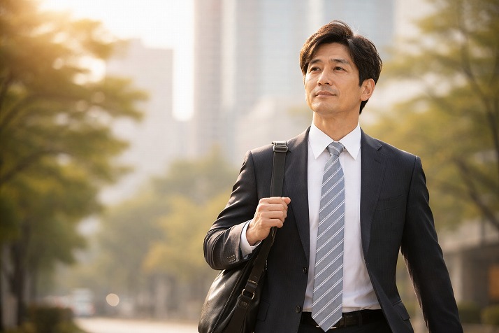 悩みながらも前を向き、次の一歩を考える40代の派遣社員