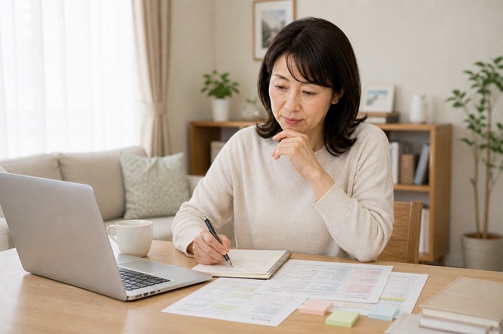 新しいクリニック受付で安心して働く50代女性医療事務の転職成功イメージ