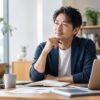 40代の転職や今後のキャリアについて考える45歳前後の男性