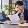 社内SE採用側が職務経歴書を確認している様子